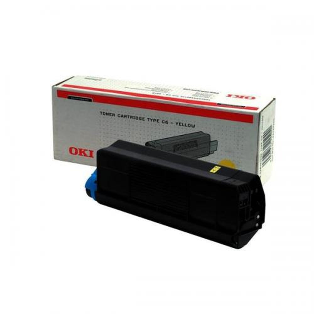 Toner OKI C5100 C5200 C5300 C5400 - Originale - Giallo - 42127405 da 5.000 Pagine A4