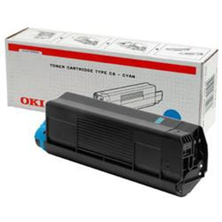 Toner OKI C5100 C5200 C5300 C5400 - Originale - Ciano - 42127407 da 5.000 Pagine A4