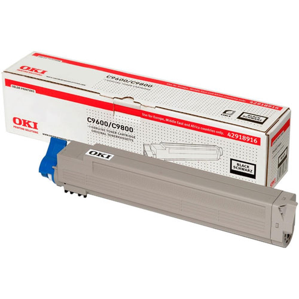 Toner OKI C9600 C9650 C9800 C9850 - Originale - Nero - 42918916 da 15.000 Pagine A4