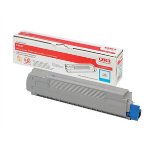 Toner OKI C8600 C8800 - Originale - Ciano - 43487711 da 6.000 Pagine A4