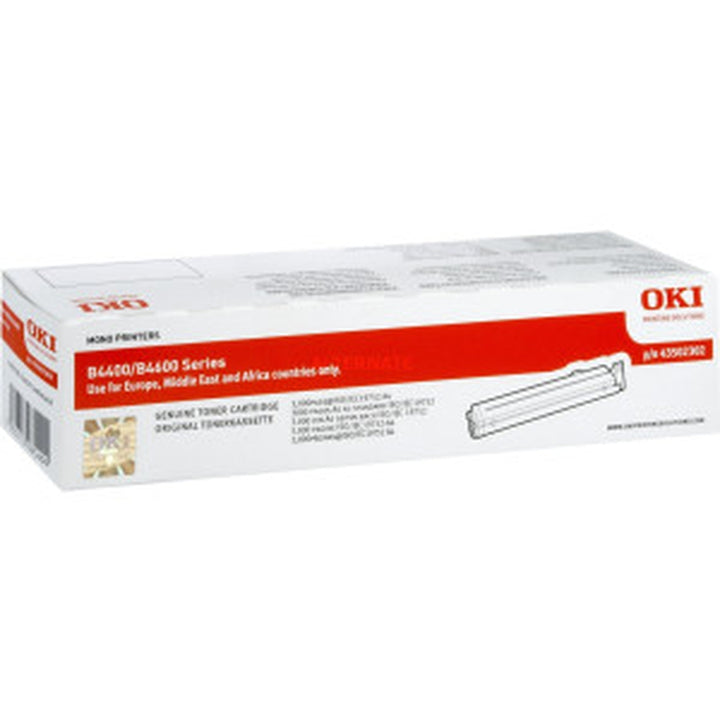 Toner OKI B4400 B4600 - Originale - Nero - 43502302 da 3.000 Pagine A4