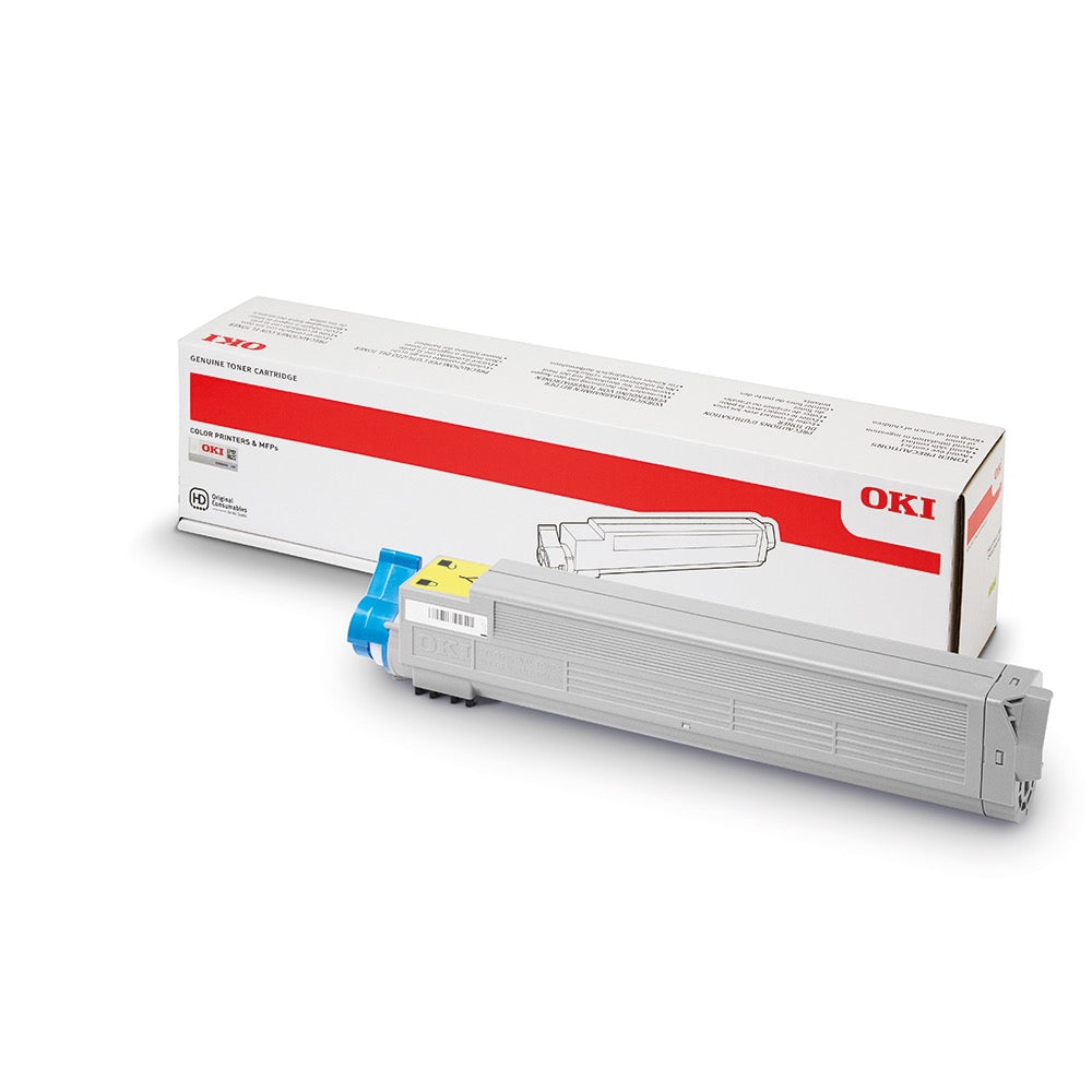 OKI C9655 Toner - Original - Yellow - 43837129 from 22,000 A4 Pages