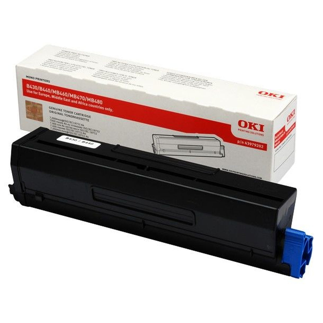 OKI B430 B440 MB460 MB470 MB480 Toner - Original - Black - 43979202 from 7,000 A4 pages