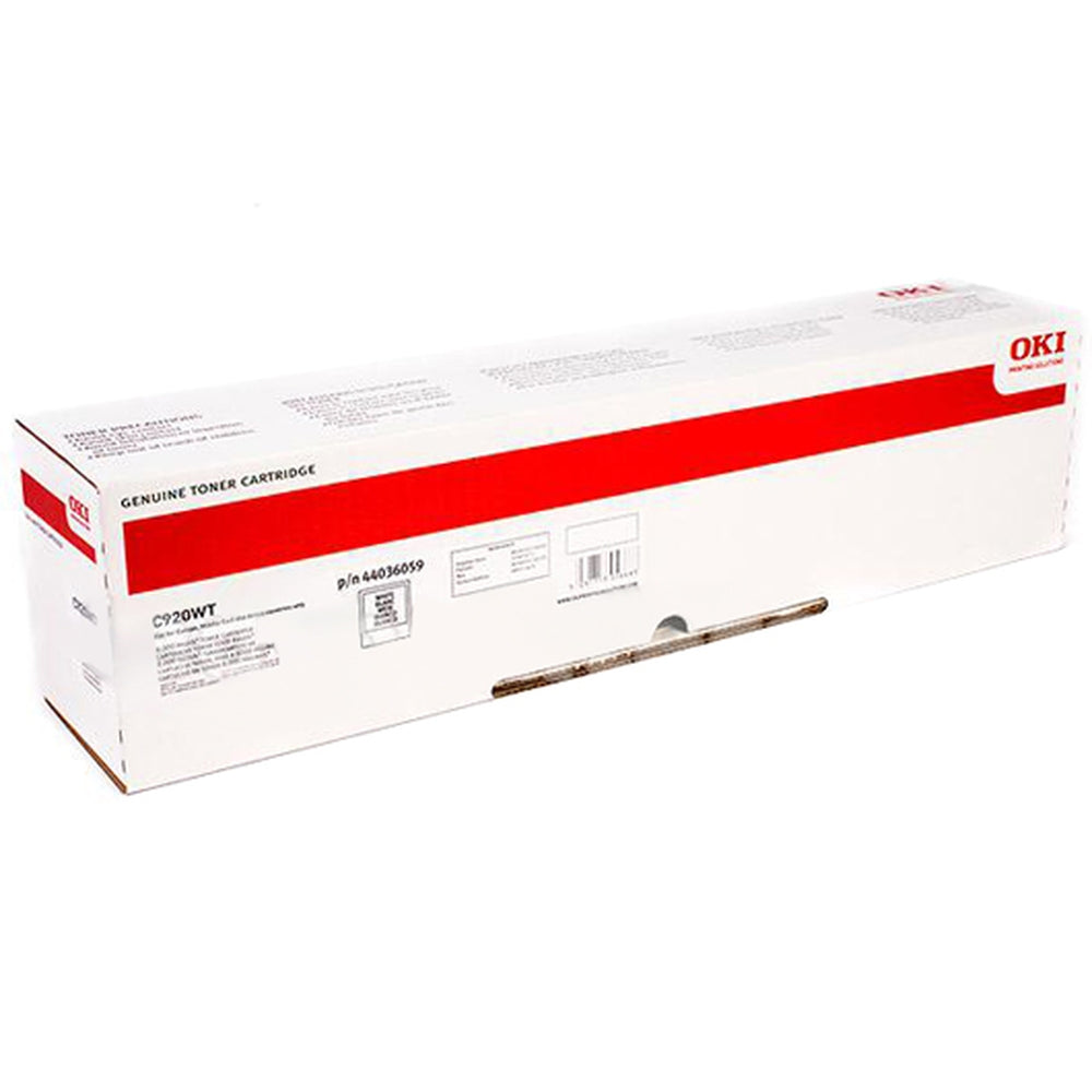 Toner OKI C920WT - Originale - Bianco - 44036059 da 8.000 Pagine A4