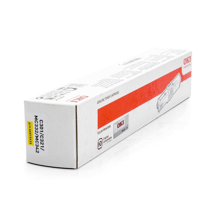 Toner OKI C301 C321 MC332 MC342 MC342 - Original - Yellow - 44973533 from 1,500 A4 Pages