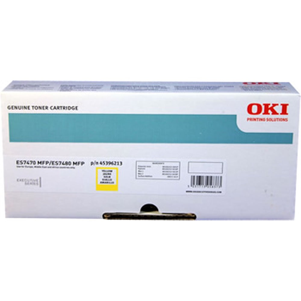 OKI ES7470 ES7480 Toner - Original - Yellow - 45396213 from 11,500 A4 Pages