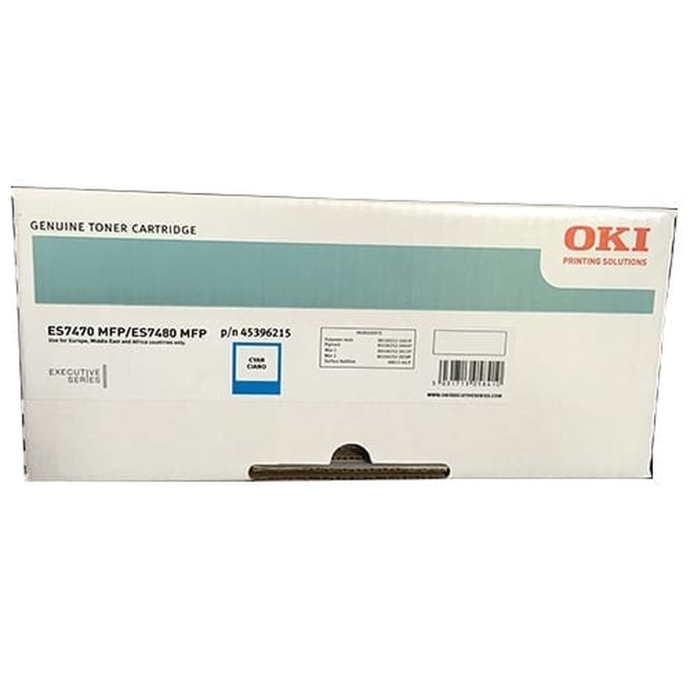 OKI ES7470 ES7480 Toner - Original - Cyan - 45396215 from 11,500 A4 Pages