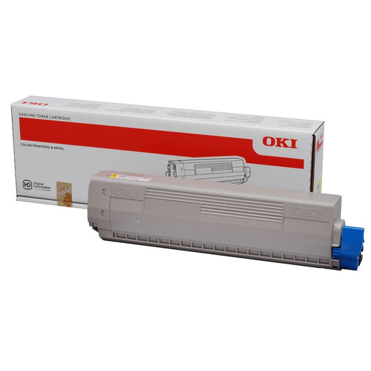 Toner OKI C833 C843 - Originale - Giallo - 46443101 da 10.000 Pagine A4