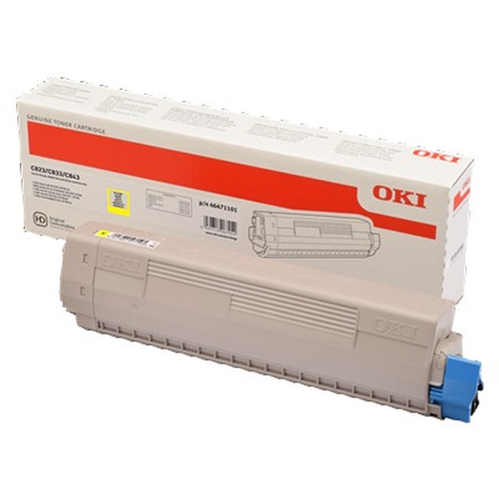 Toner OKI C823 C833 C843 - Originale - Giallo - 46471101 da 7.000 Pagine A4