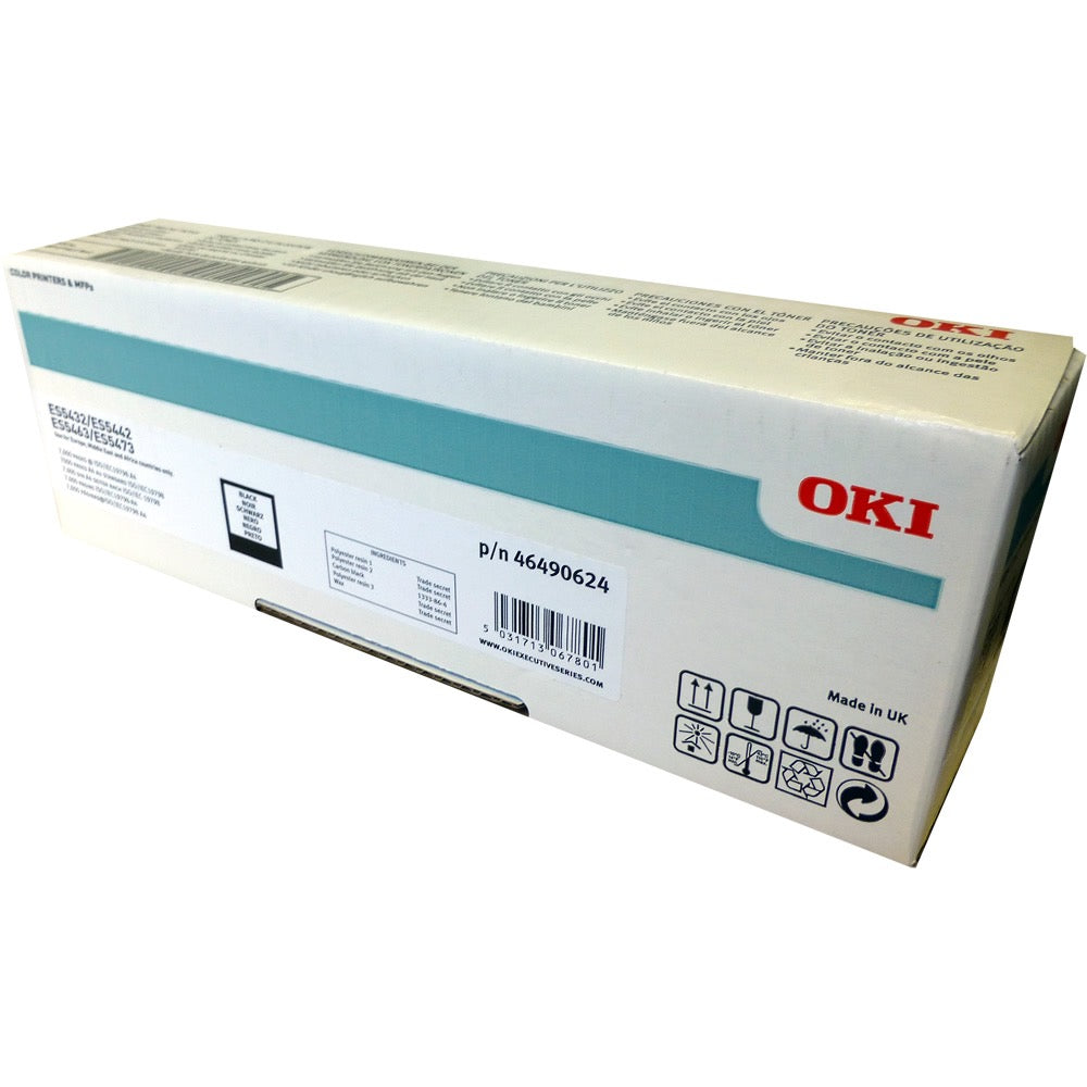 Toner OKI ES5442 ES5463 ES5473 dn MFP - Originale - Nero - 46490624 da 7.000 Pagine A4
