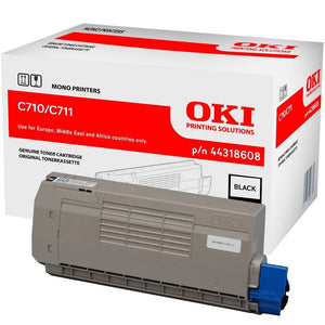 Toner OKI C712 - Originale - Nero - 46507616 da 5.000 Pagine A4