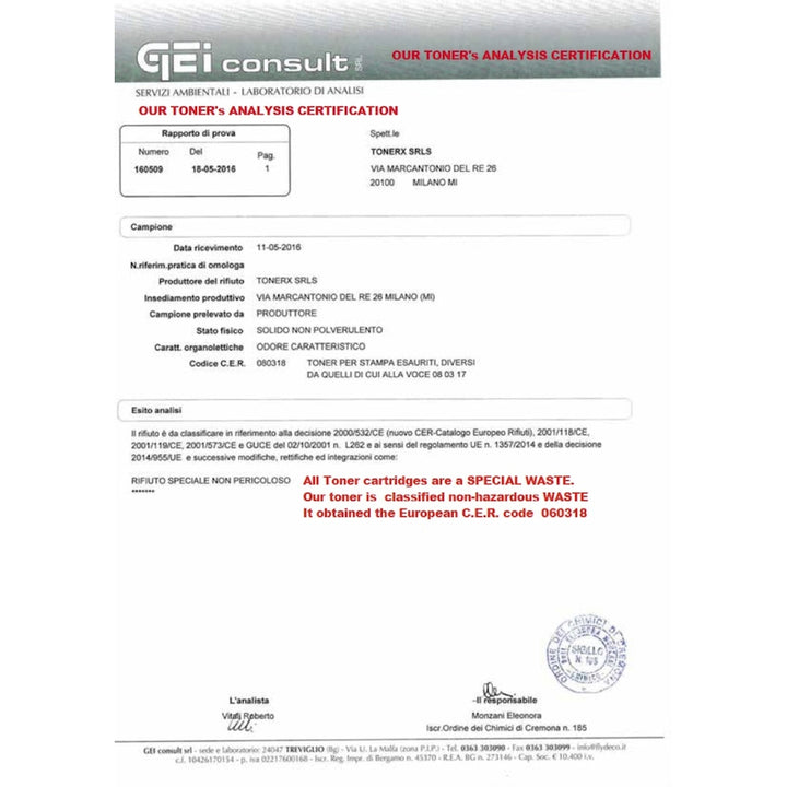 Toner Lexmark e450 450n 450dn - Compatibile - Nero - E450H da 11.000 pagine A4