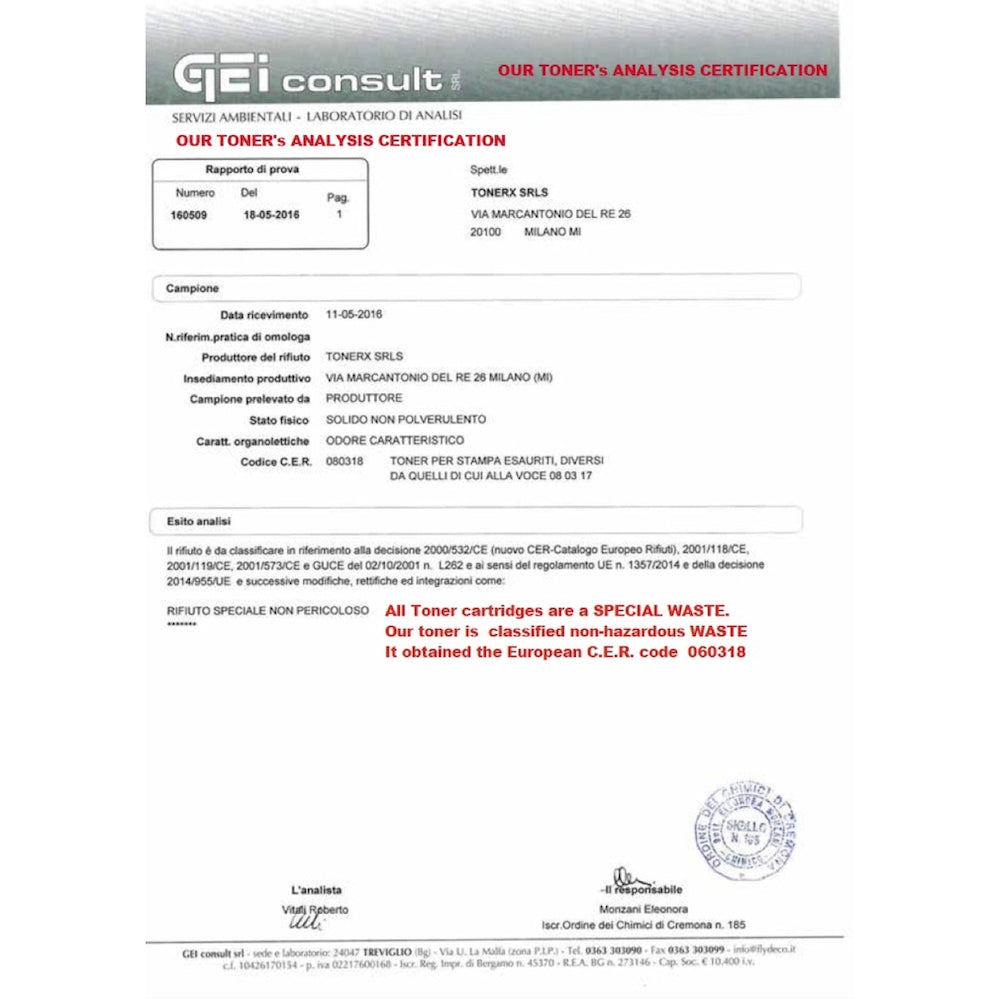 Toner Olivetti PG L2555 - Compatibile - Nero - B1230 da 25.000 pagine A4